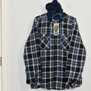 NWT Legendary Outfitters men shirt jacket BLUE